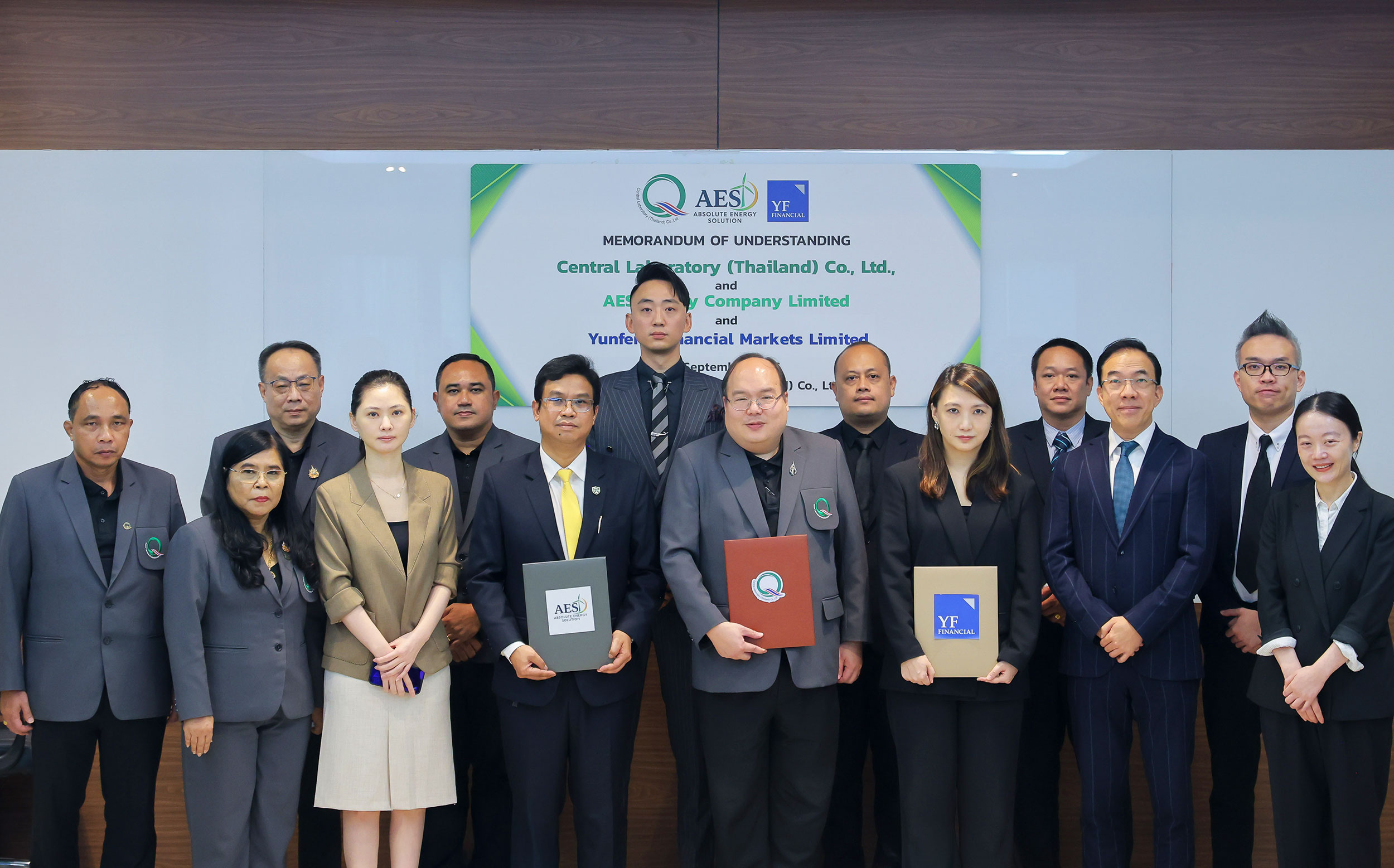 CLT ผนึก AES Energy และ Yunfeng Financial Group ขับเคลื่อนความร่วมมือด้านพลังงานสะอาดแบบบูรณาการ หนุนภาคธุรกิจไทยสู่เศรษฐกิจคาร์บอนต่ำ